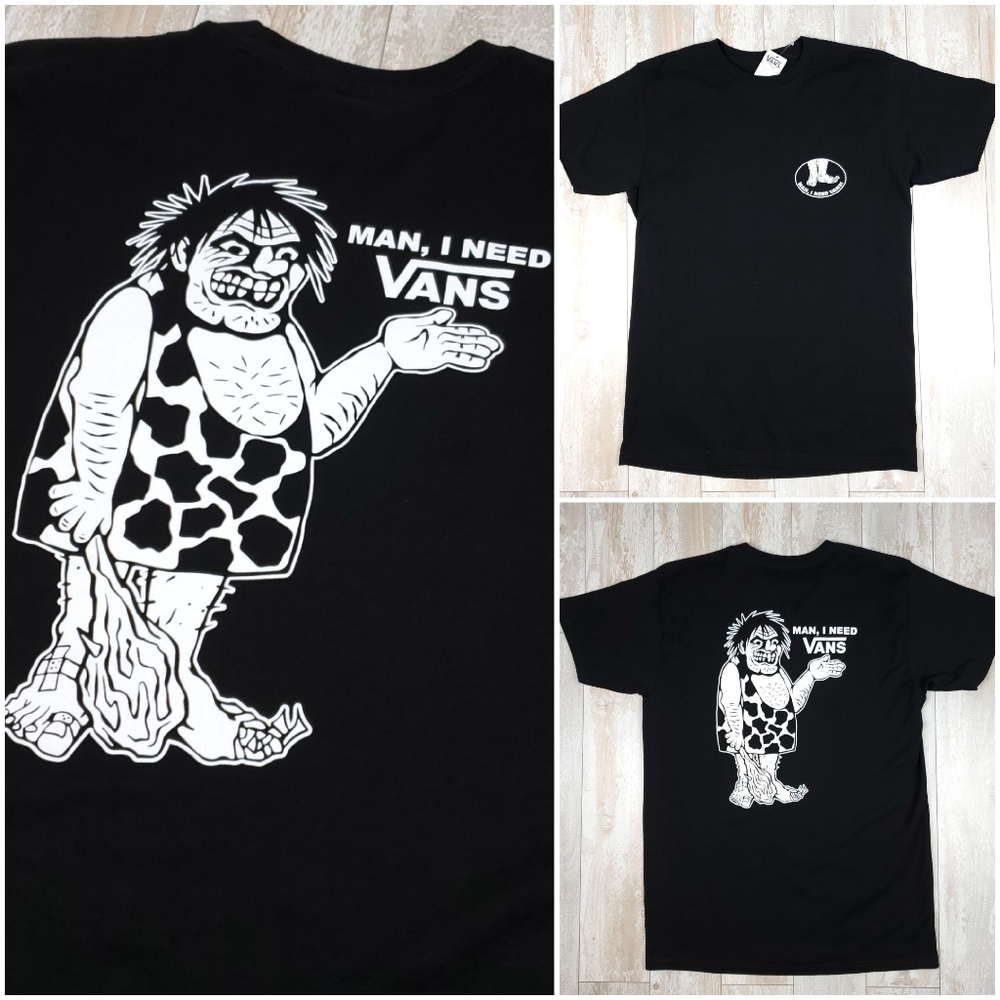 Vans Caveman Needs Vans Tee